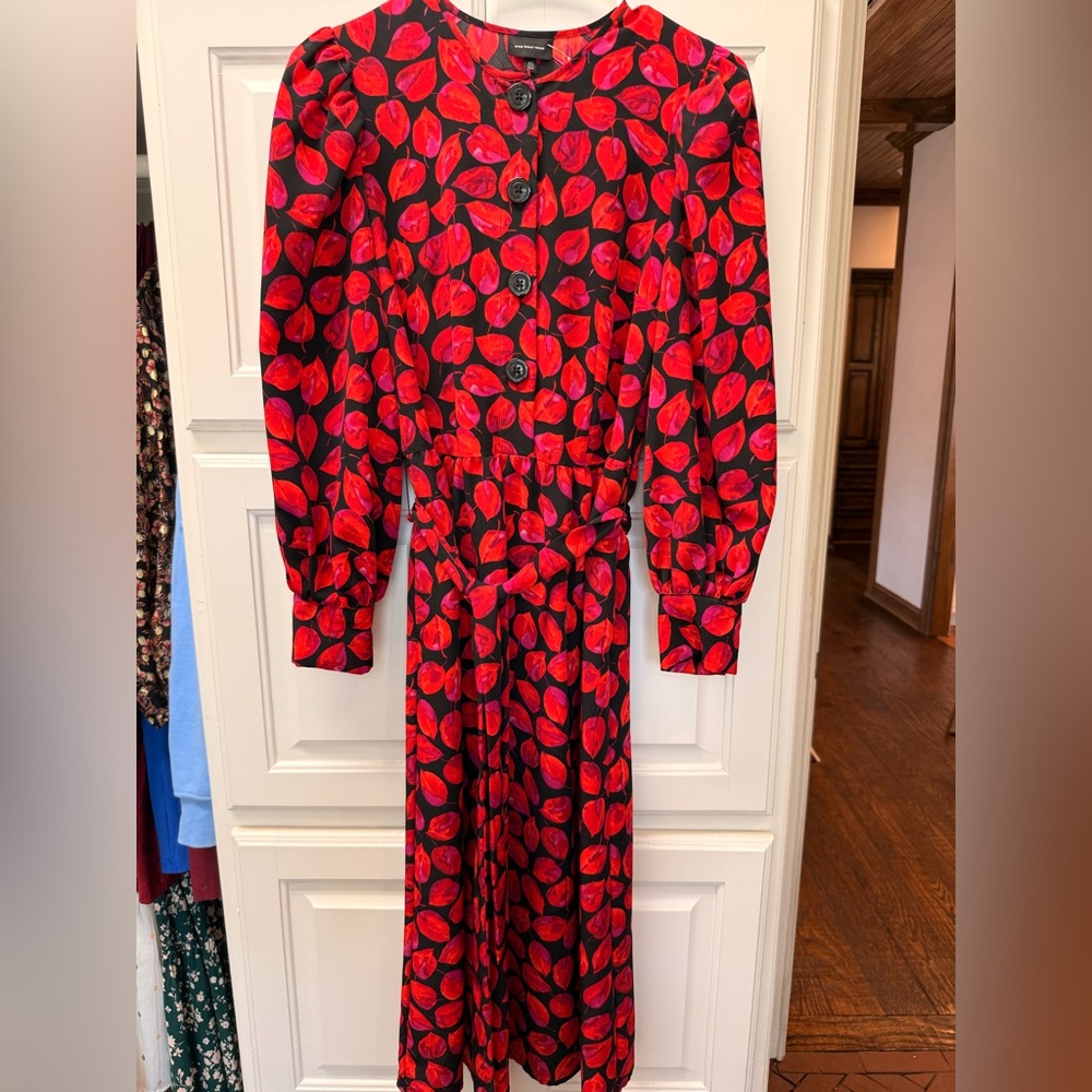 Who what wear size xs midi dress with belt